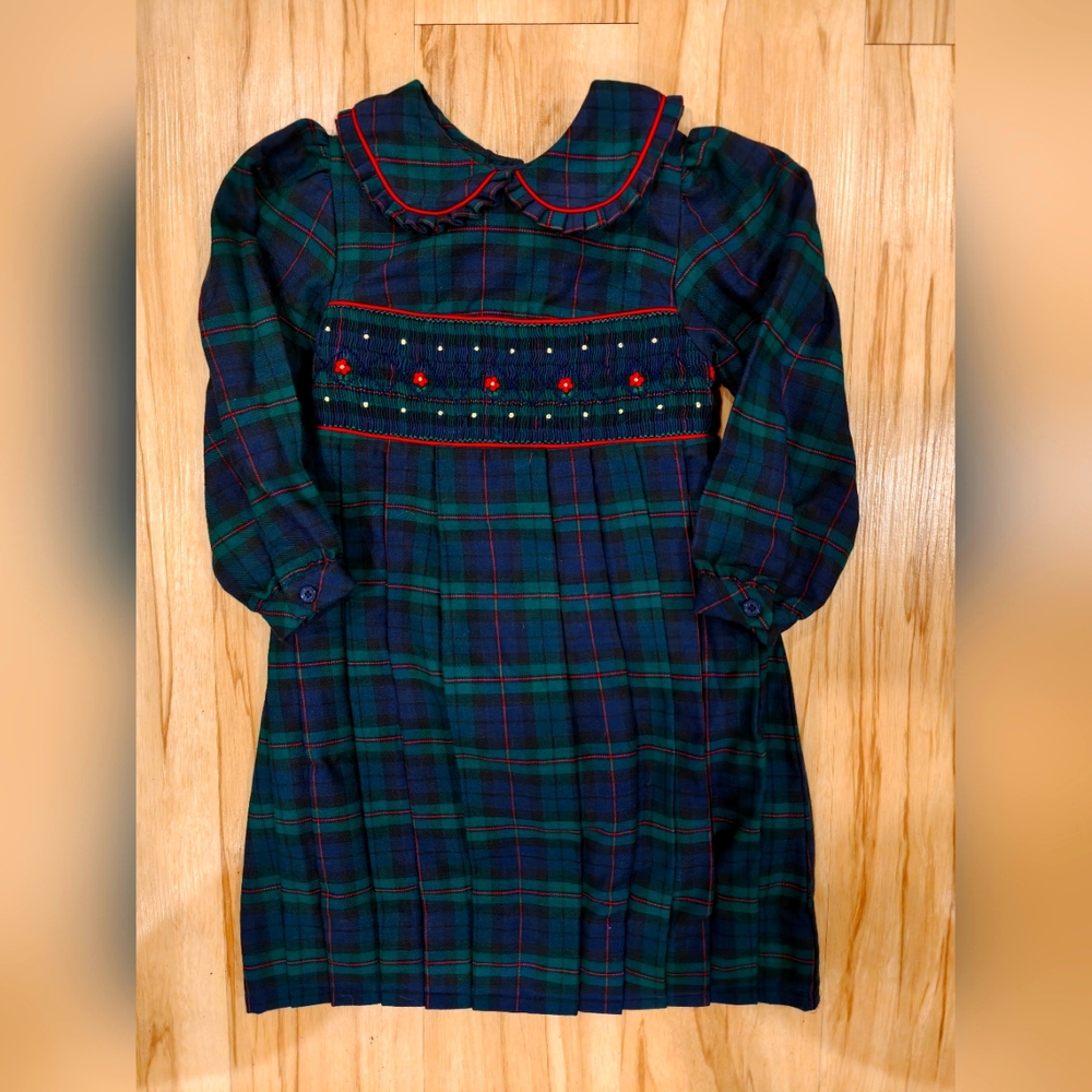 Christmas Smocked Dress